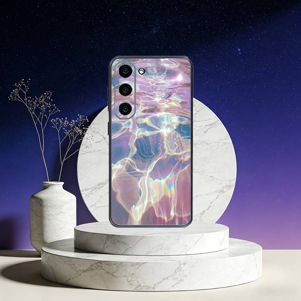 Laser Style Phone Case For Samsung Galaxy A73,A72,A71,A70,A53,A52,A51,Others Soft Black Cover
