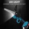 88VF 3000W 6 Inches Mini Electric Saw Chainsaw Garden Tree Logging Saw Woodworking Tools Wood Cutters with 2 Battery
