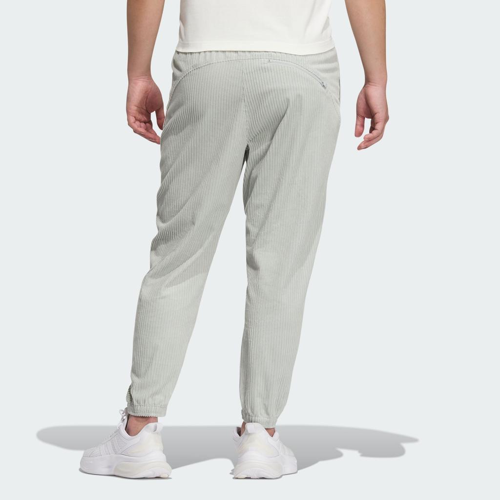 adidas Lounge Knitted Sweatpants Men's Silver Gray Moderate Cuffed Pants IQ1390