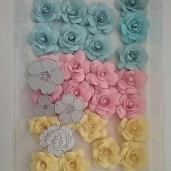 1 Set Cutting Dies Pretty Reusable Flower Pattern Delicate Metal Cutting