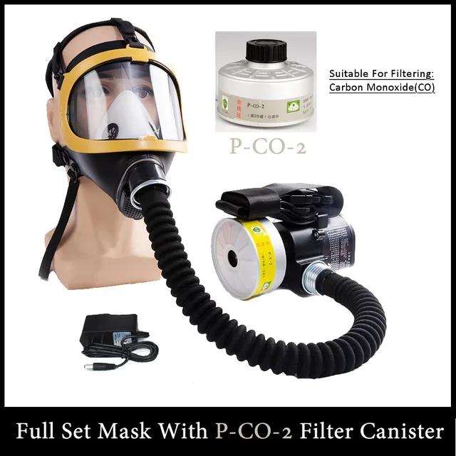 Respirador facial completo criativo, fornecimento de ar elétrico, poeira para carpinteiro, polimento diário, proteção de segurança no trabalho