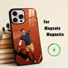 Tennisspieler-Carlos Alcaraz Handyhülle Für iPhone17,16,15,14,13,12,11 Plus,Pro Magnetisch Für Magsafe Kabelloses Laden