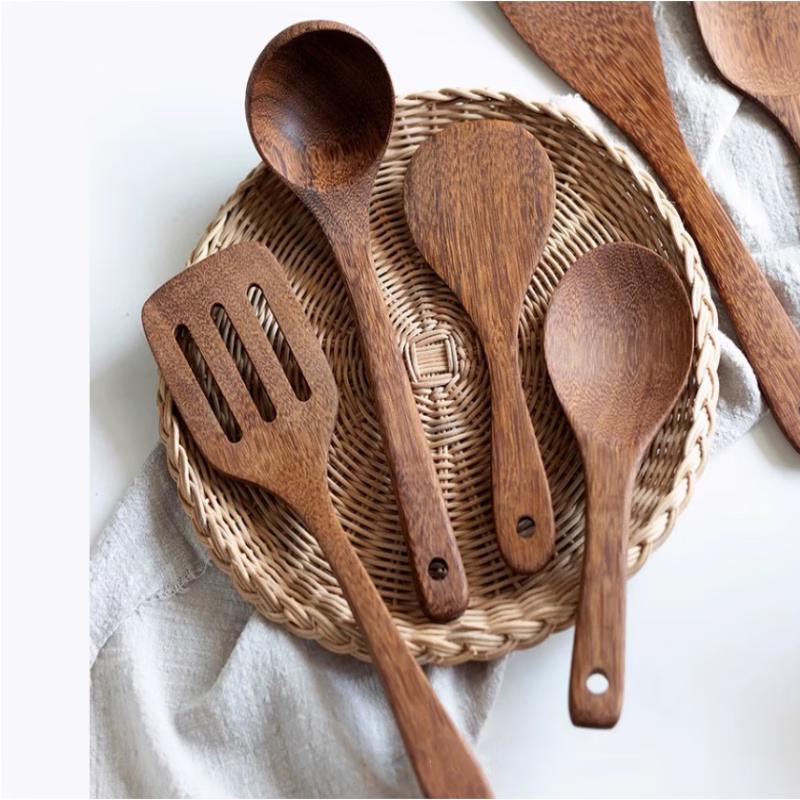 GOWKE Wenge Wood Slanted Frying Spatula