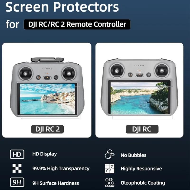 Tempered Glass for DJI RC Pro/RC 2 Remote Control Anti-scratch Screen Protector for DJI Mini 4 Pro Mavic 3 RC2 RC Pro Controller
