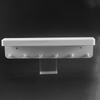 T02C!Wall Mount Key Holder Hanging Key Shelf Sundries Rack Hanger Metal Mail Organizer Decorative With 6 Hooks