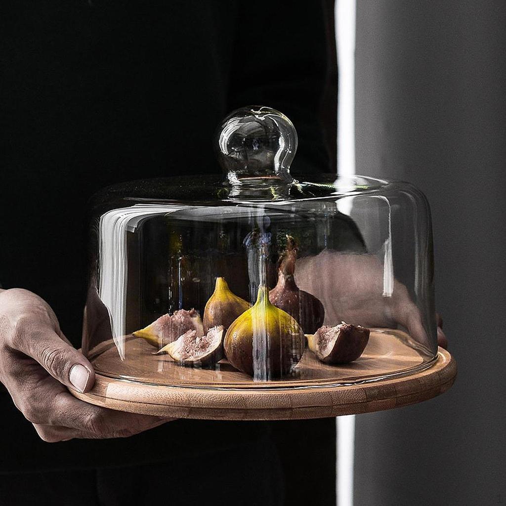 Cake with Glass Cover