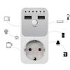 3680W Intelligent Programmable Countdown Timer Socket Double USB Port Electronic Timer Switches For Home Electronics