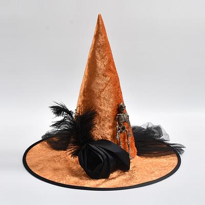 Novo chapéu de bruxa de halloween unissex adultos festa de halloween cosplay chapéu traje adereços decorações carnaval traje acessório