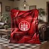 FC St. Pauli Football Print Flannel Blanket Soft Warm Sofa Bed Throw Blanket For Home Office Bedroom