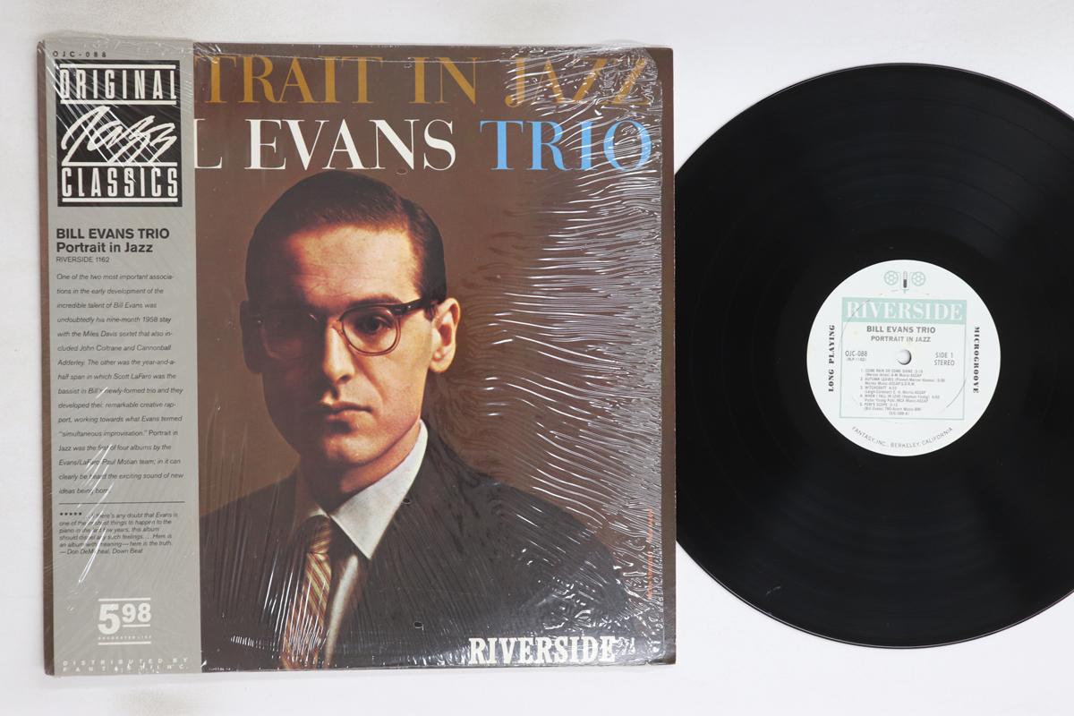 

LP Пластинка BILL EVANS TRIO - Portrait In Jazz OJC088 ORIGINAL JAZZ C 1983 США Оби Джаз Б/У