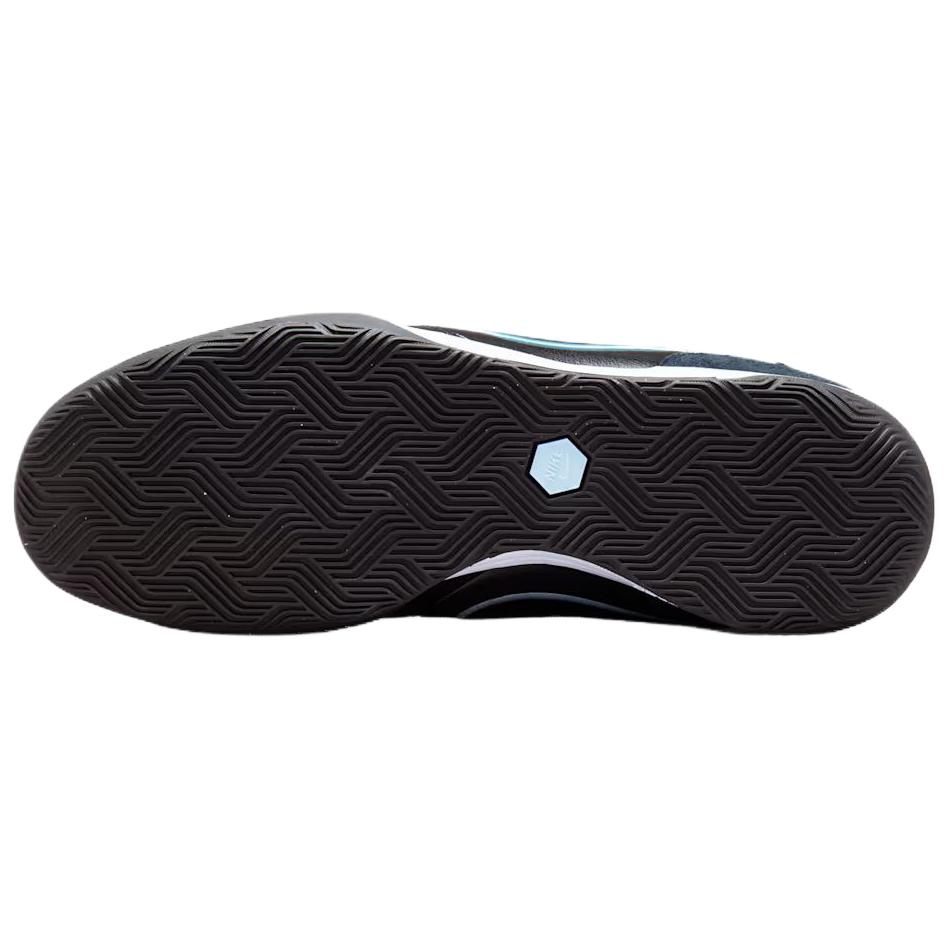 Nike Tiempo Streetgato IC Low Black Ice Blue Unisex Sneakers Obsidian HQ7017-046