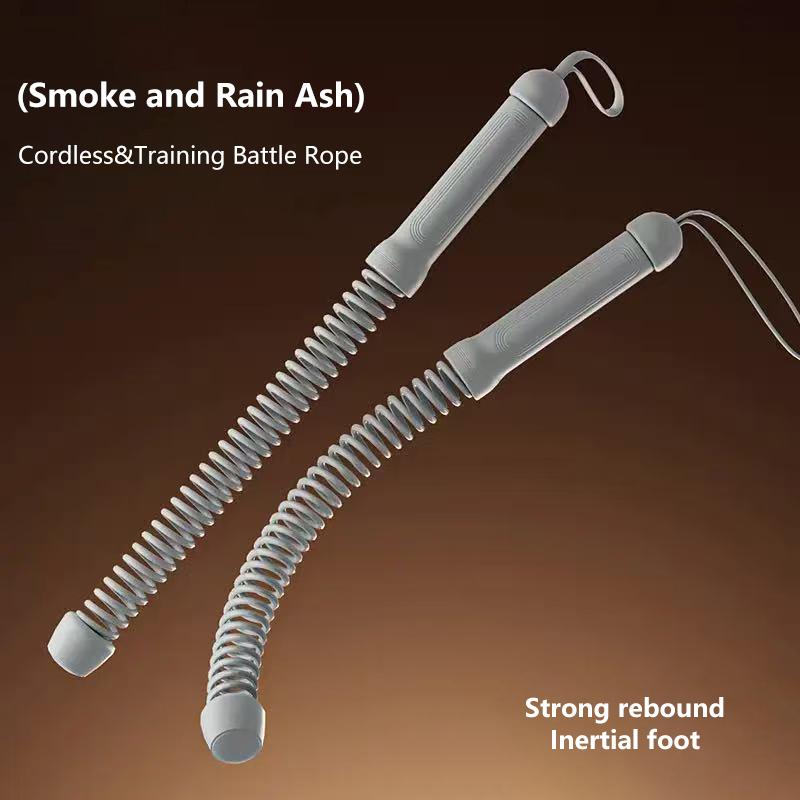 1/2pcs Cordless Battle Rope Multifunctional Power Training System Arm Strength Home Gym Equipment For Full Body Workout Unisex