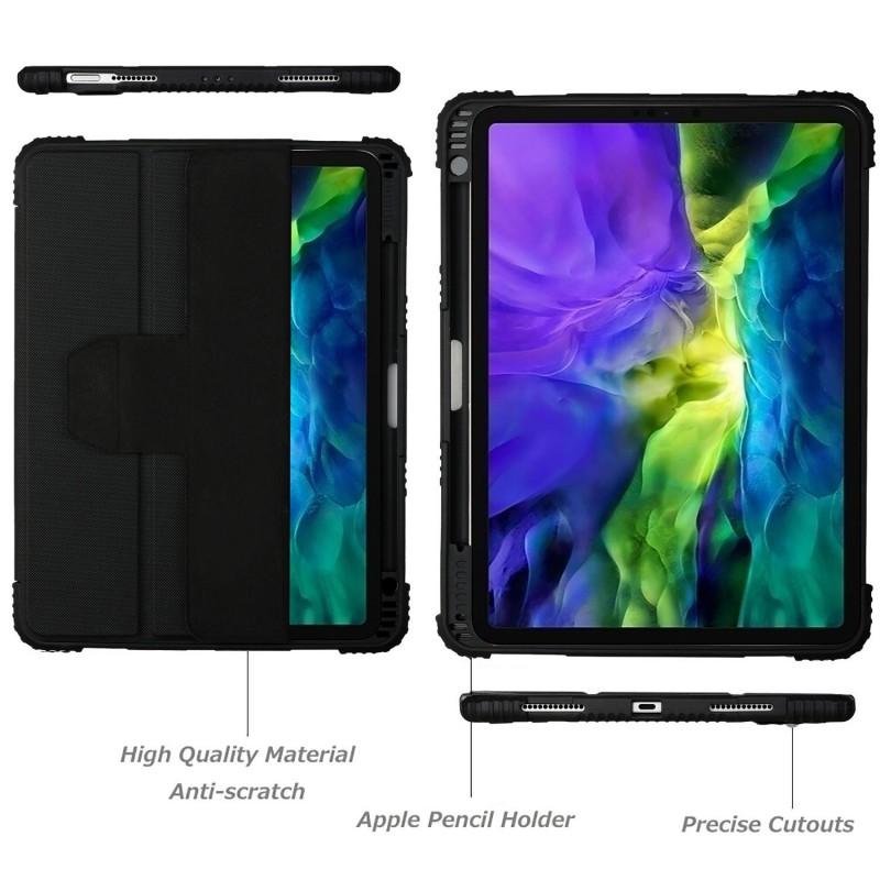 IPad Pro 12.9 Inch Air 13 Folio Case With Stand Shockproof Full Coverage Leather-Style Cover Business Travel