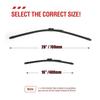 Car Wiper Front Wiper Blades For CITROEN C5 Aircross SUV 2018-onwards Push Button Arm Windscreen Wipers Auto Accessories