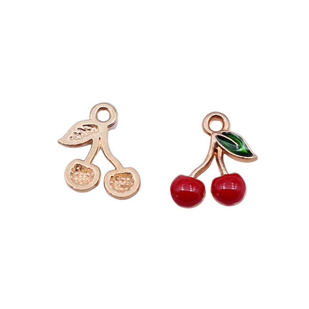 Enamel Charms Fruit Pendants For Food Themed Boy Girl Jewelry Making