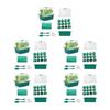 11 Holes Garden Nursery Seedling Dish Plastic Nursery Seedling Trays Seed Starter Trays Vegetable Seedling Pots Garden Supplies