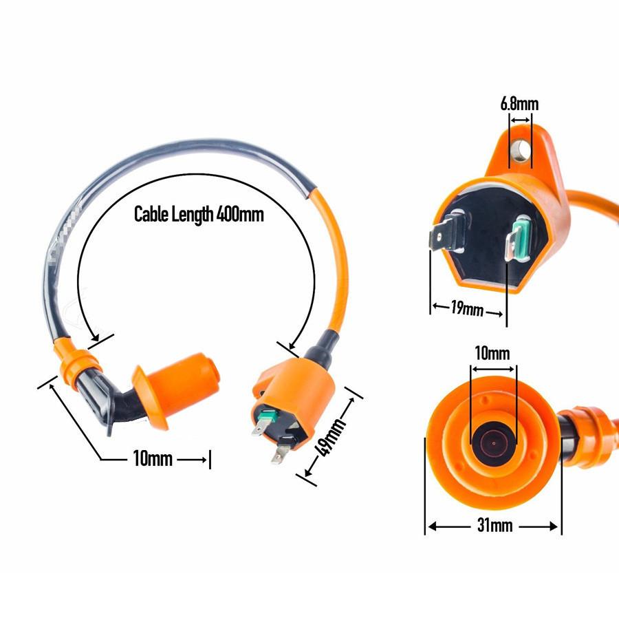 Performance Racing CDI Ignition Coil Spark Plug for 50-160CC  Dirt Bike ATV Quad