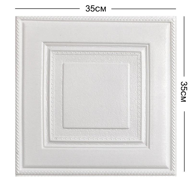 Waterproof Wall Stickers Decoration Adhesive Kitchen Decorations 3d Panel Wall Sticker Wallpaper Living Room Sheet Paper Self