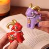 Vibrant Colors Miniature Sheep Figurine Golden Horns Zodiac Animal Statue  Culture Collectors