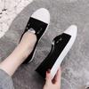 New low-top canvas shoes female student flat casual shoes sports casual board shoes lazy little white shoes
