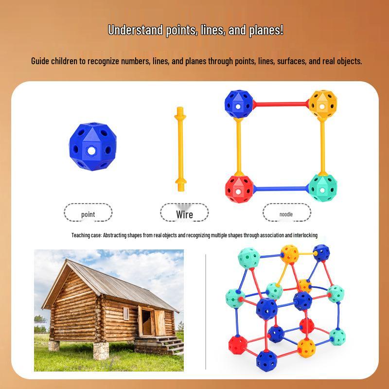 3D Interlocking Beads: Spatial Geometry Building Blocks for Kids