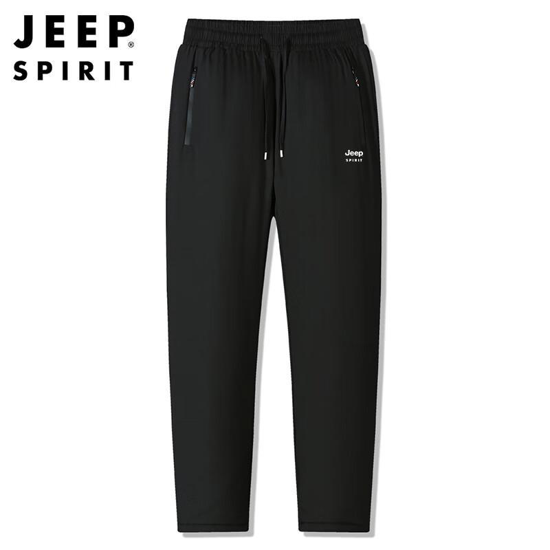JEEP SPIRIT Men's Lamb Fleece Thermal Casual Pants