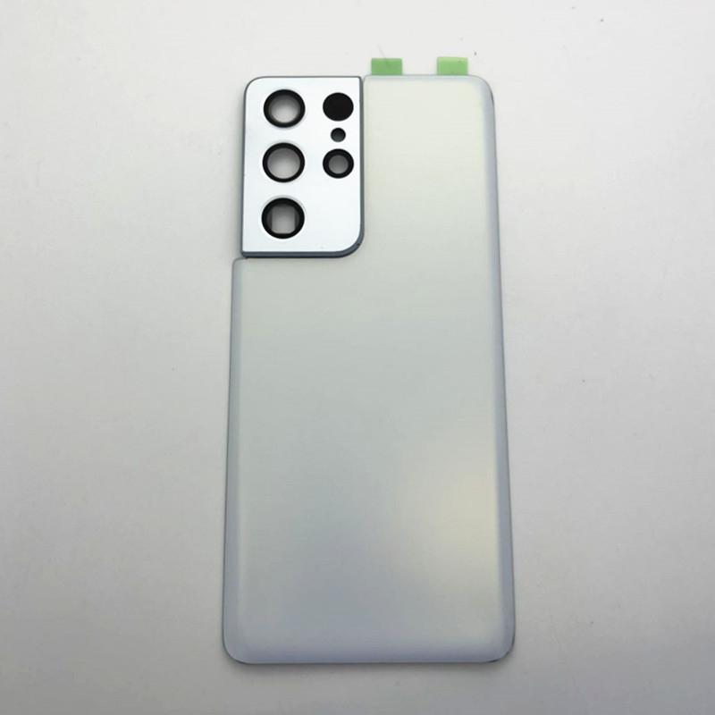 Für Samsung Galaxy S21 Ultra G998 Gehäuse Rückseite Akku-Rückseite Hinten + Kameraobjektiv Ersatz Reparaturteile