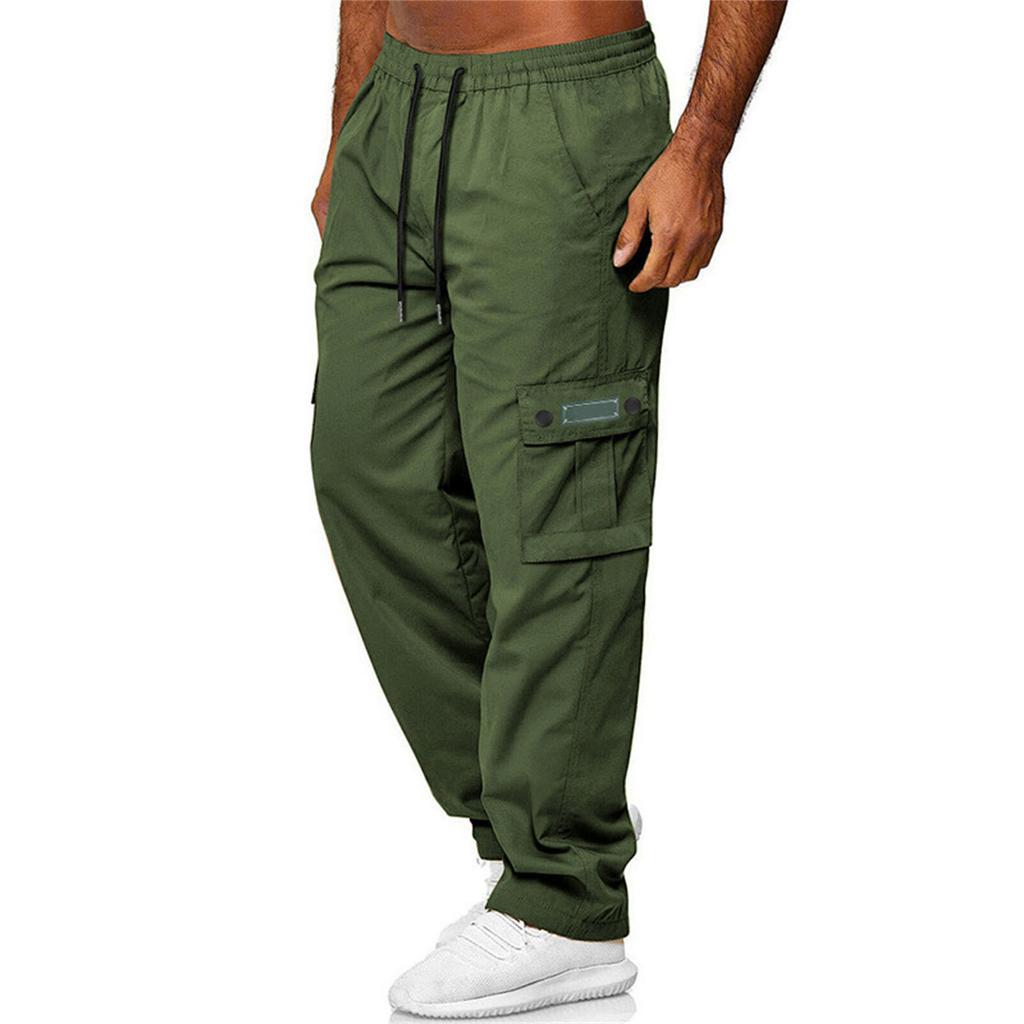 Men's Multi,Pocket Drawstring Work Pants