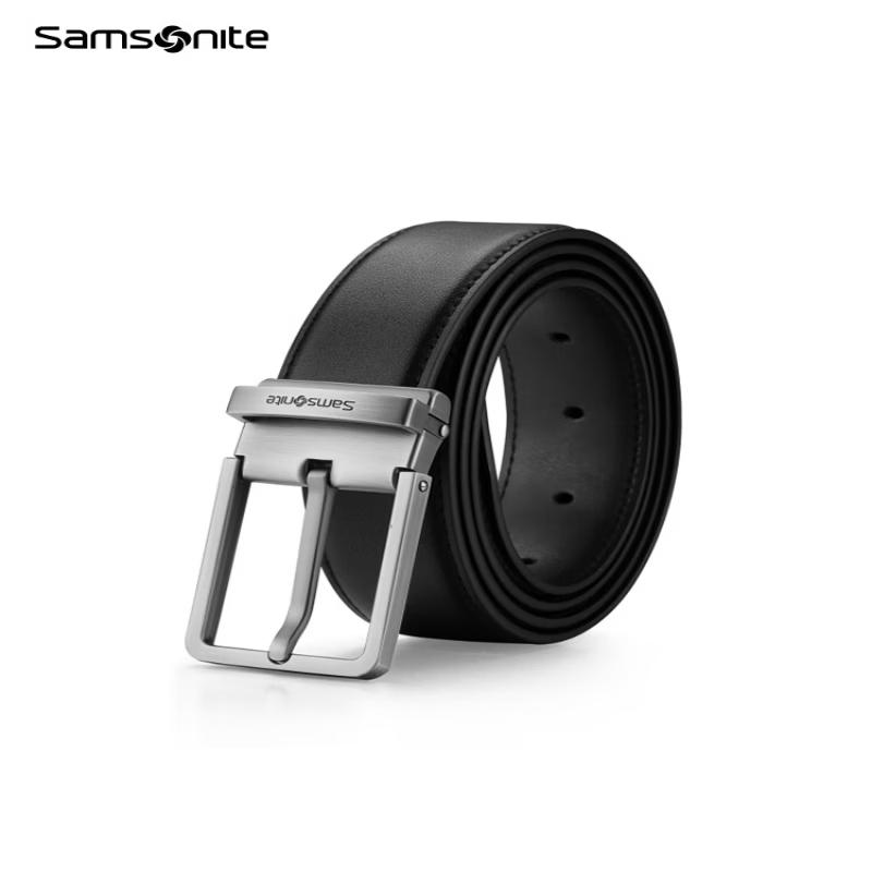 

Samsonite Men s Pin Buckle Leather Belt Gift Set