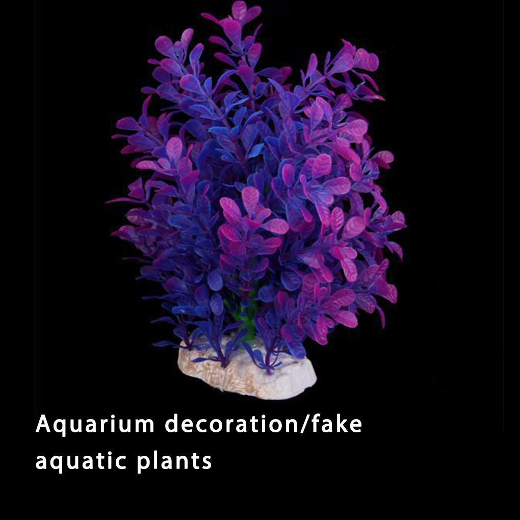 Plastic Grass Ornament Fish Tank Decoration Water Plant Aquarium Artificial