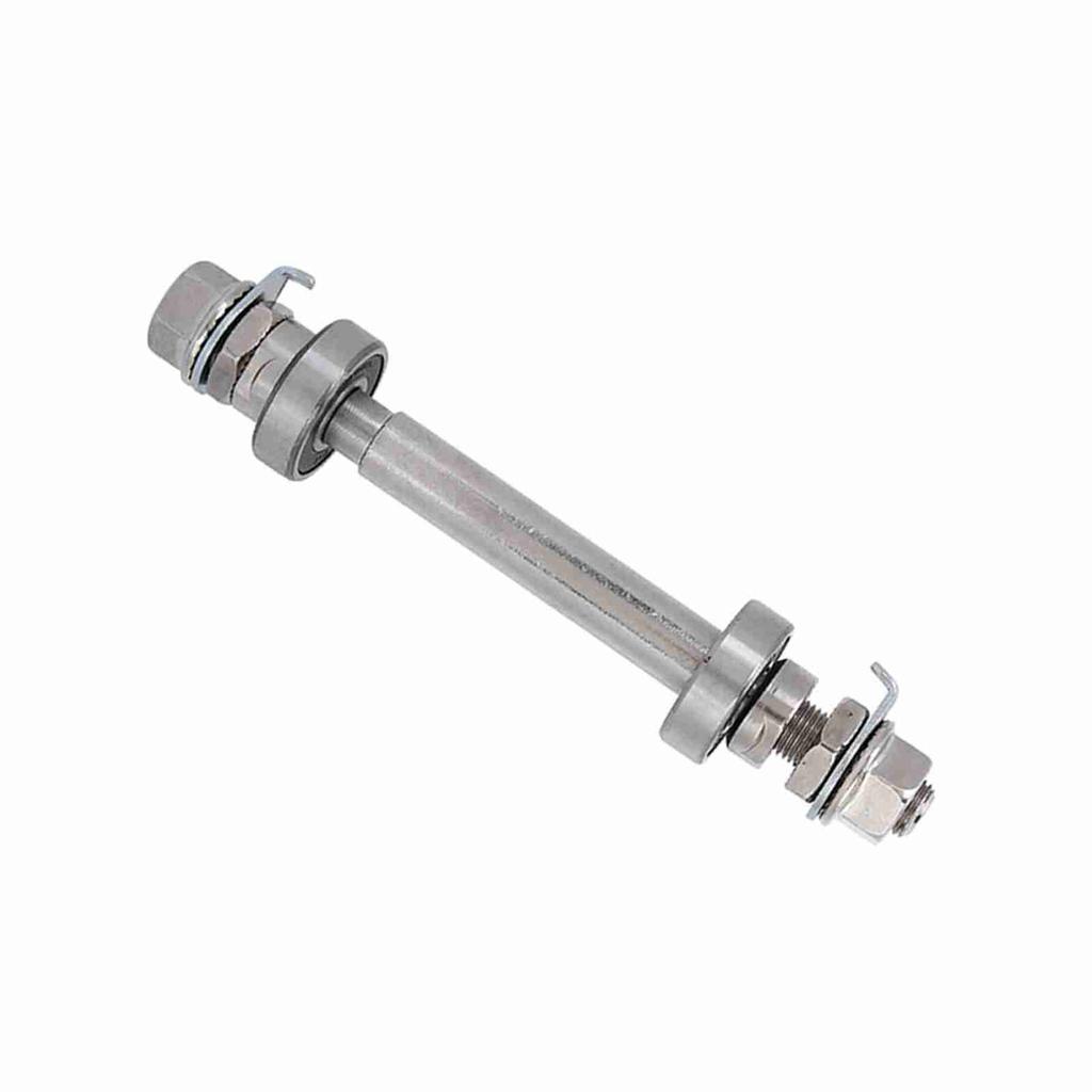 Durable Metal Bicycle Wheel Hub Axle Front Rear Solid Shaft Lever Bike Repair Tool Accessories