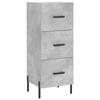 VidaXL Buffet Concrete Grey 34.5x34x90 Cm Engineered Wood 828616