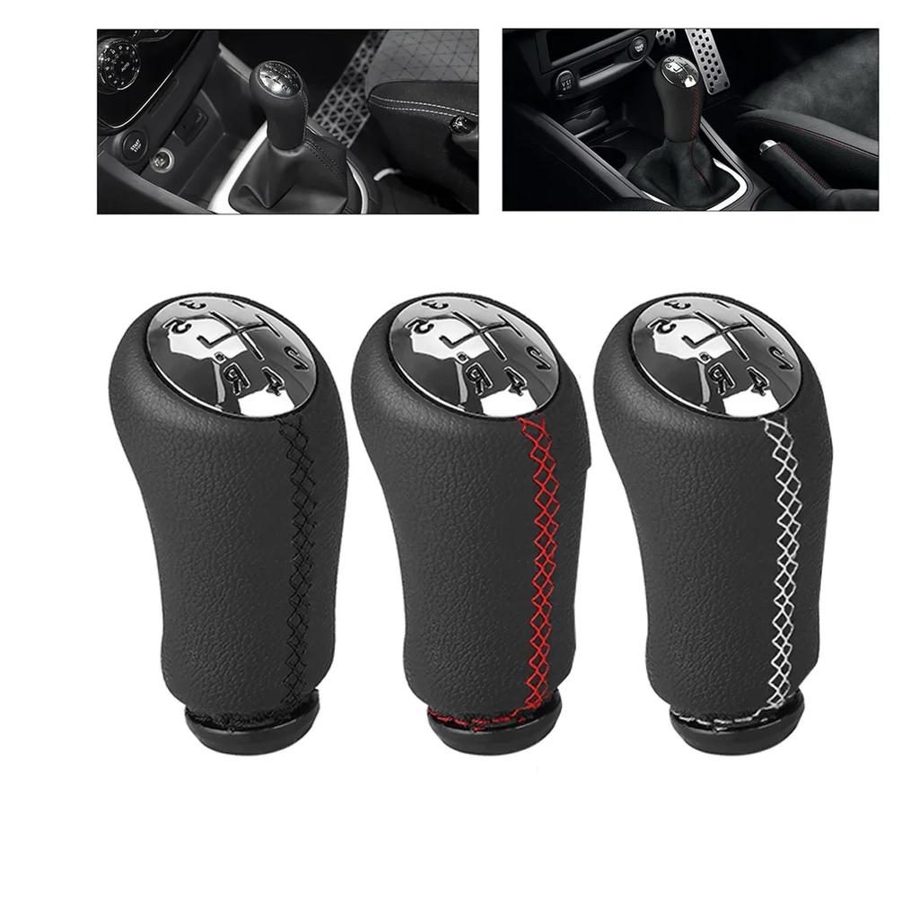 Renault  Manual Shift Suitable for Renault Megana Gear Head Accessories Leather Lever Head Three Colors with Red White Black