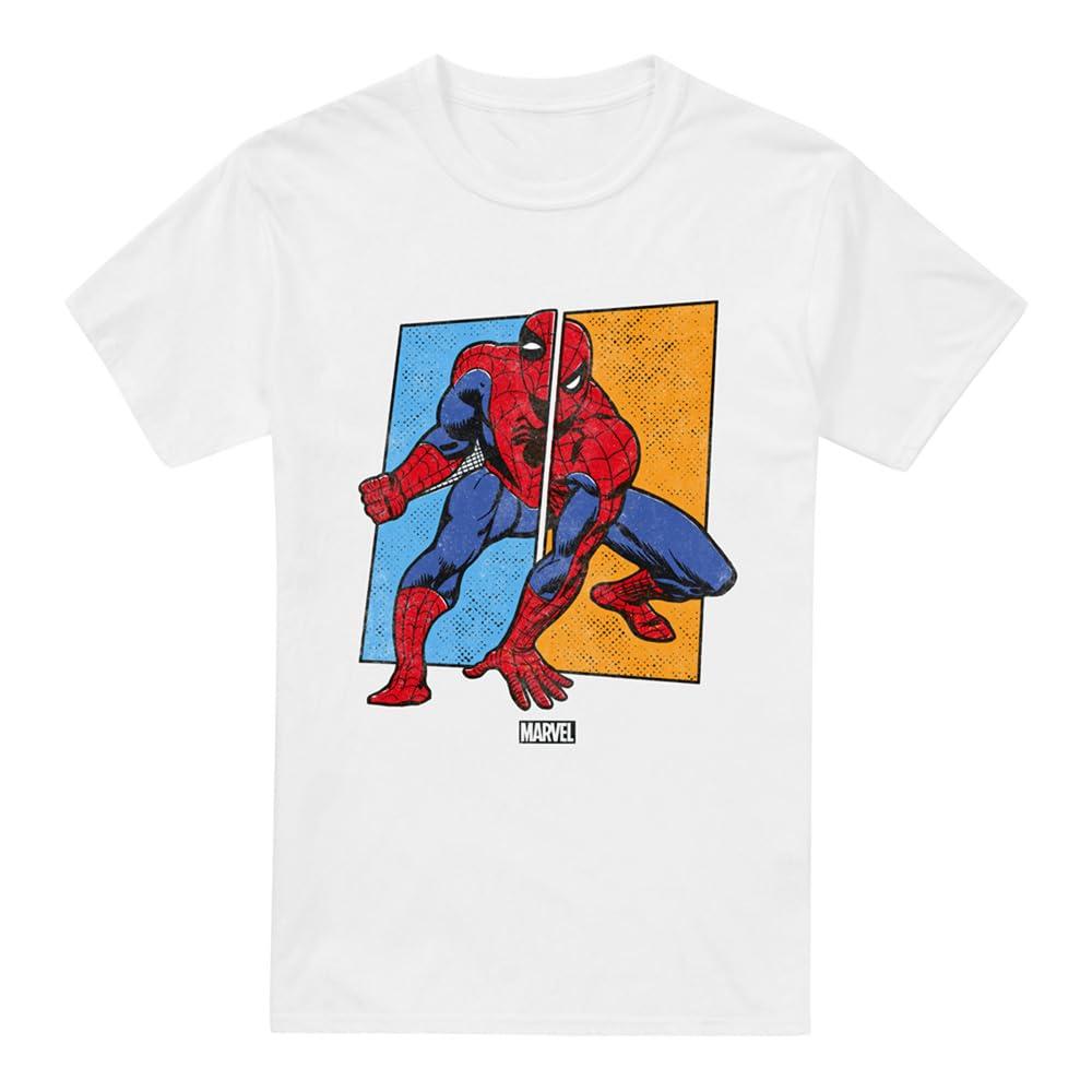Spider-Man Mens Split T-Shirt