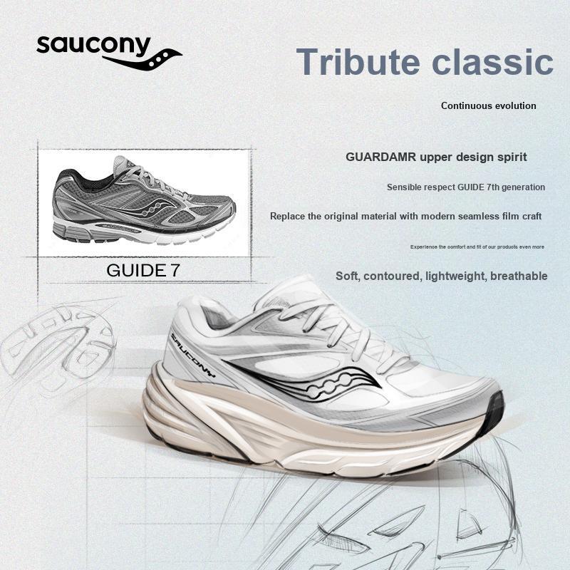 SAUCONY Guard Amr Casual Diario Desplazamiento Y2K Retro Antideslizante Resistente al Desgaste Transpirable Soporte Zapatillas de Running Bajas Unisex S28238-6