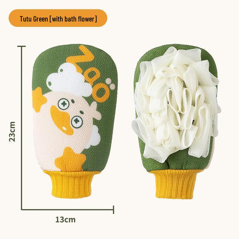 Exfoliating Bath Mitts with Loofah (3-Pack)
