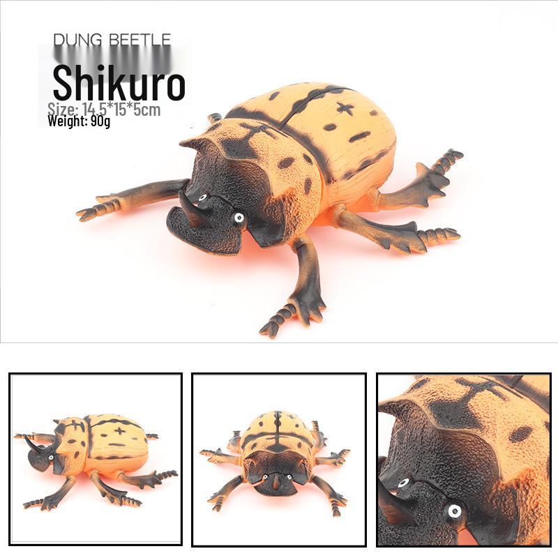 Large Insect Model Toy Set: Spider, Scorpion, Rhinoceros Beetle, Bee, Dragonfly