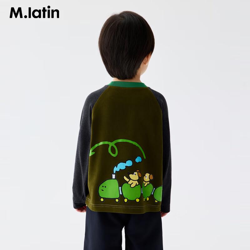 

M.Latin Boys Color-block Warm Long-Sleeve T-Shirt 100cm