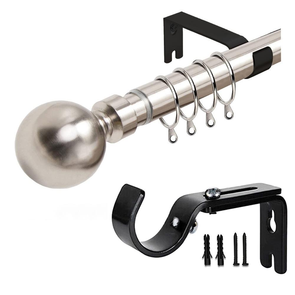 Ganchos Cortina Chuveiro Metal - Kit 12 Peças Anti-ferrugem Com Cristal