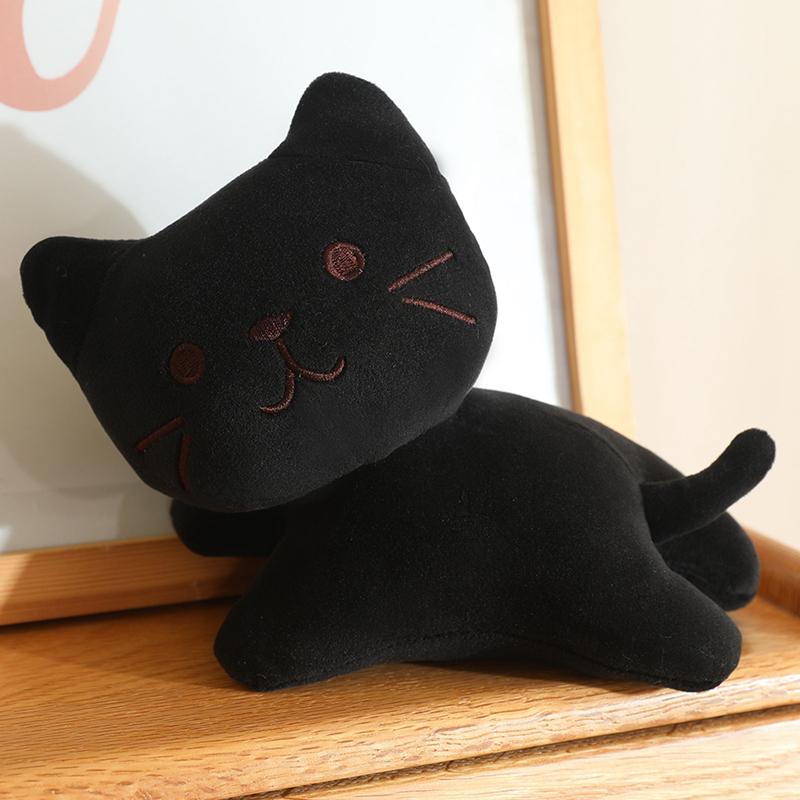 Cute Cat Plush Toy Soft kittens 4 colors Orange Cat Toys Lying Cat Toy Soft Stuffed Animals Toys Gifts for Kids Birthday Gifts