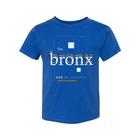 Unisex The Bronx Graphic T Shirt With Orange Outline Typography Urban Design For 3XL