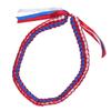 120CM Graduation Ribbon Lei Adjustable Handmade 4 Strands Braided Necklace for High School Middle School Master Doctor Red Blue White Red