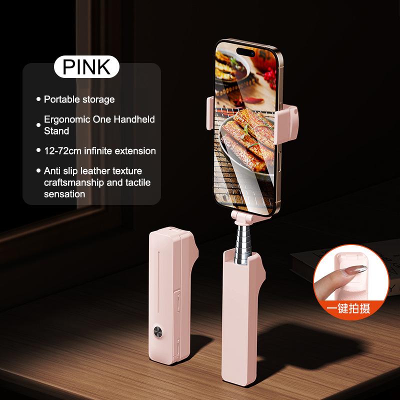 Bluetooth Wireless Handheld Selfie Stick Stand Foldable Retractable Phone Holder Portable Mini Travel Selfie Stick Bracket