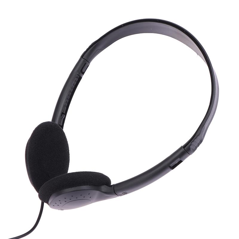 3.5Mm Universal Wired Computer Headphone No Microphone Gaming Headset Noise Canceling Sports Mp3 Earphone Wired Stereo Headset