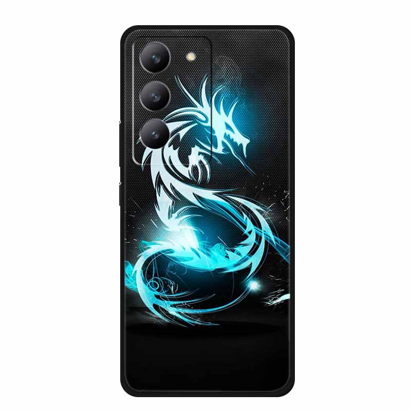 Phone Case For Redmi 15 4G Back Cover Case 6.9" Shockproof Black Silicone Soft Coque For Xiaomi Redmi 15 Case Redmi15 Funda Para
