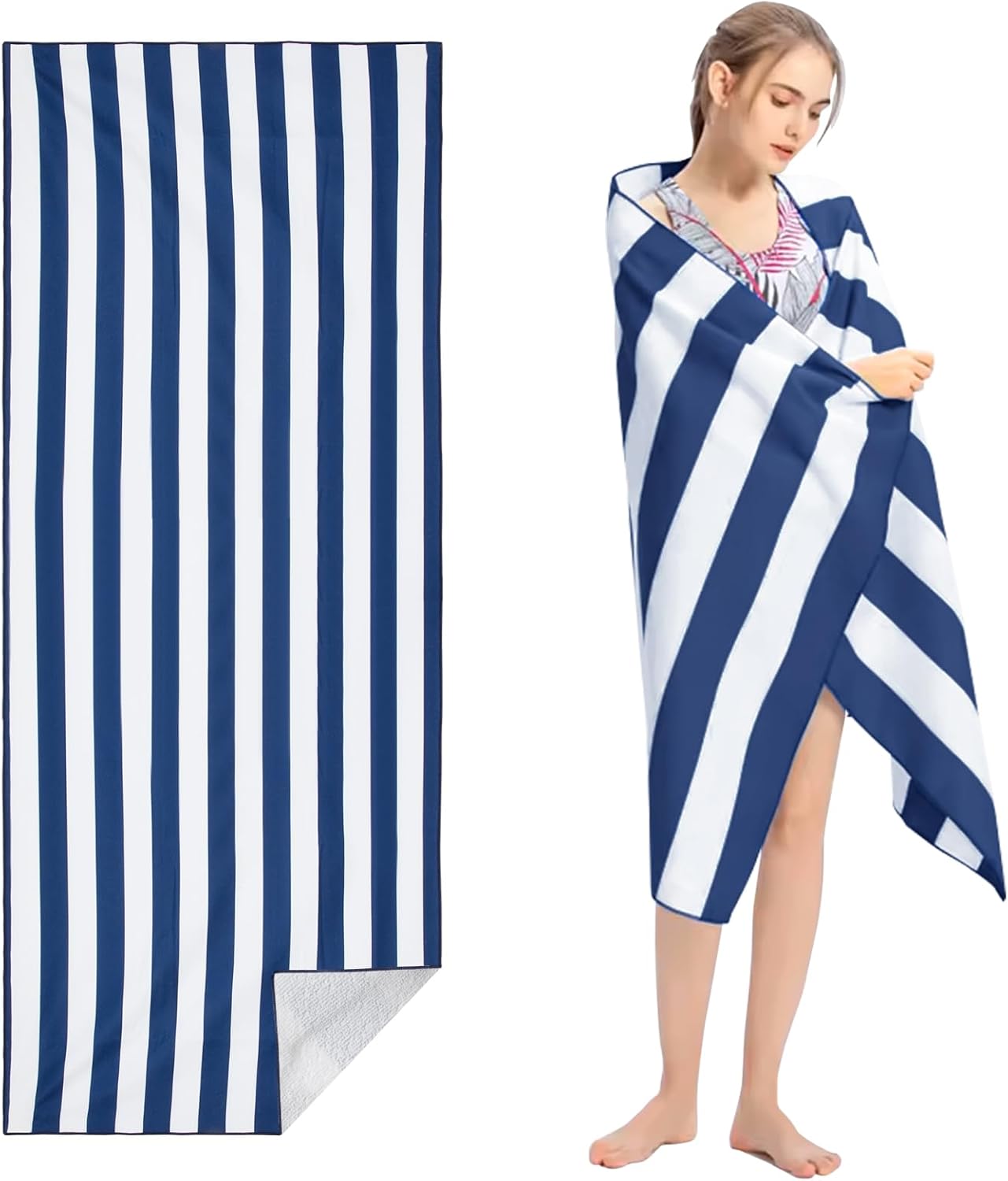 

Microfiber Sand Free Beach Towel, Oversized Beach Towels for Adult, Quick Dry Super Absorbent Towels Beach for Travel W40*H60(CM)