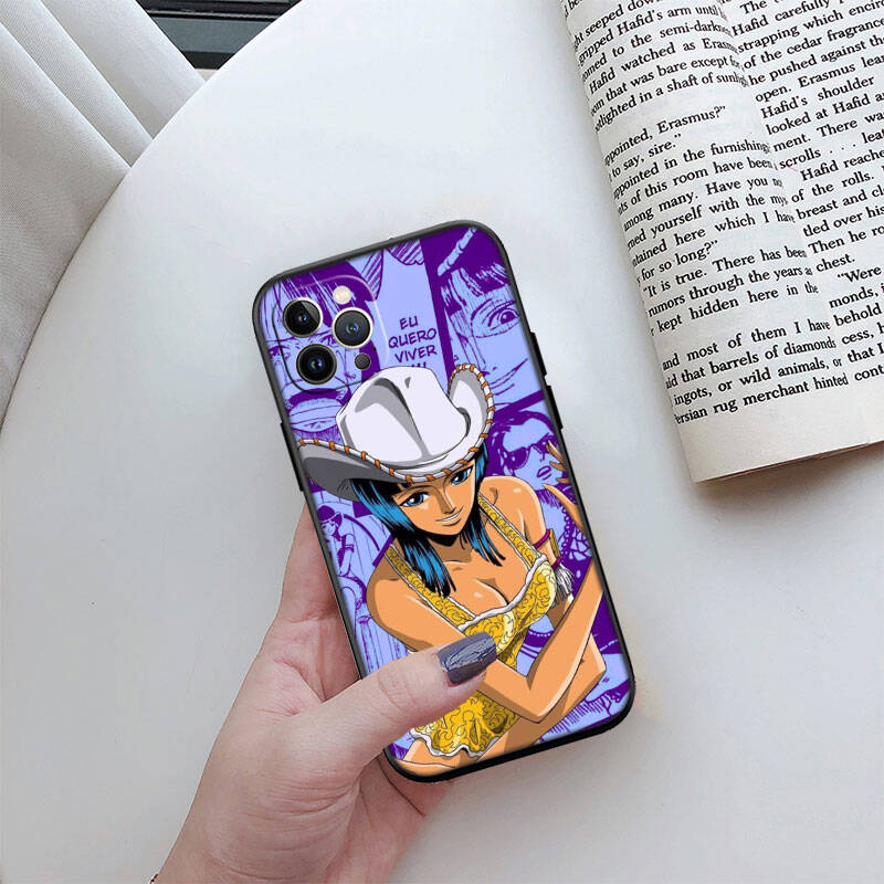 MH121 One Piece Nico Robin Phone Shell Case for Redmi Note 12 12S 12C 13 13C 13R 14 14S 14R 14C Pro Max Plus A3 A3X A4 A5 11A 13X