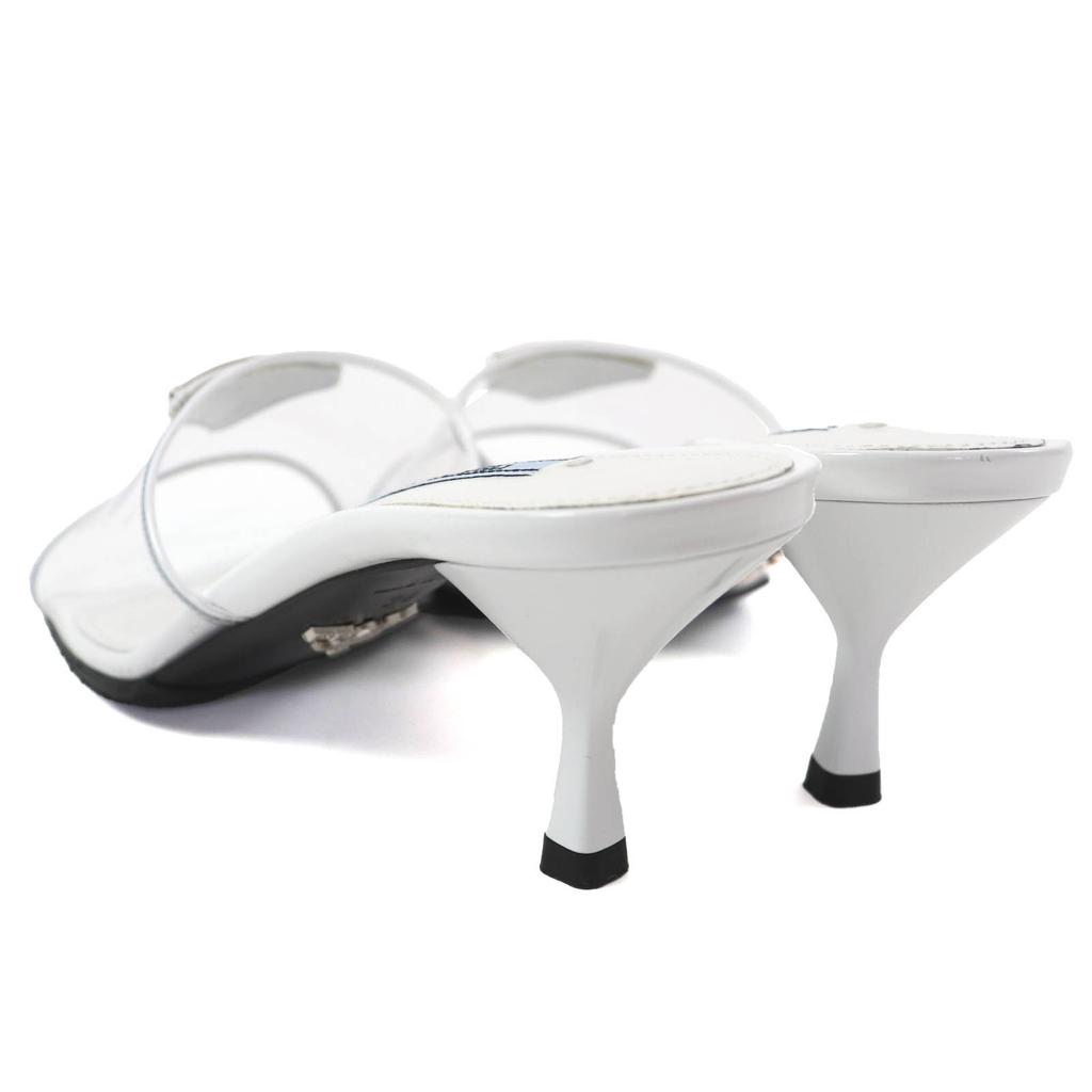 Excellent PRADA Sandals white leather Women 34 Used