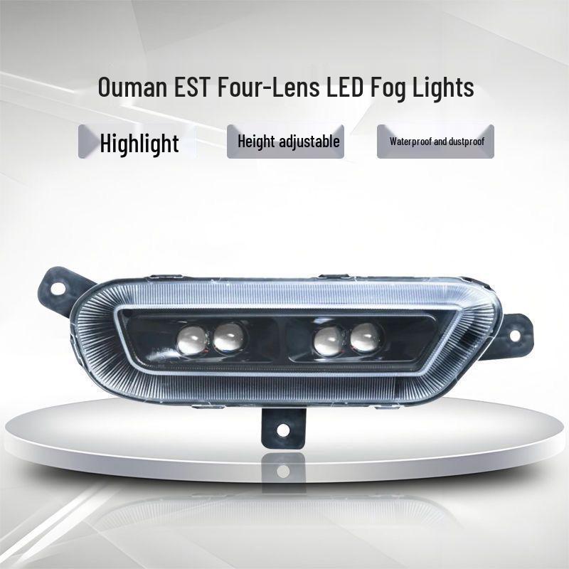 Compatible Foton Auman EST Quad-LED Fog Light Assembly for Front, Anti-Fog & Bumper Lighting. Right