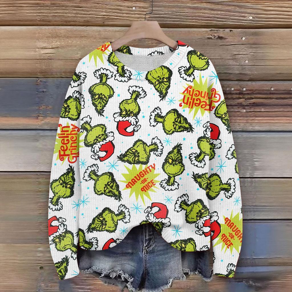 Women's Fashion Casual Long Sleeve Neck Sweater Pullover Top